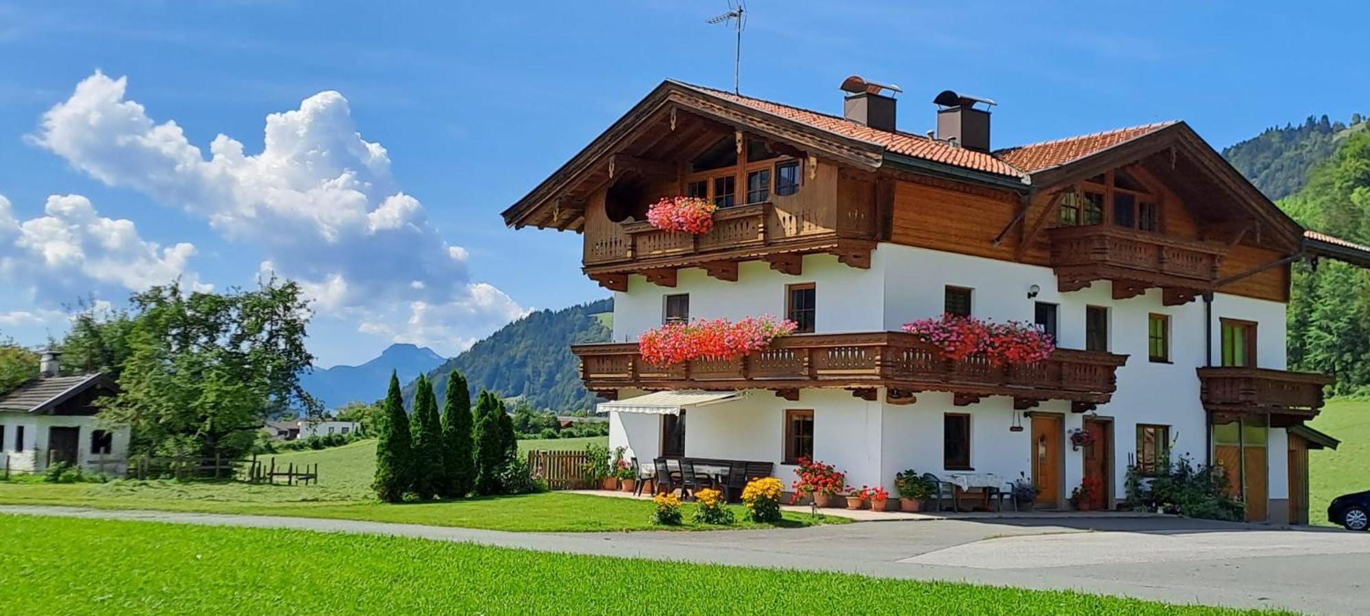 Appartamento Bio- Bauernhof Obermaurach Walchsee Esterno foto